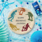 Skate Park Skateboarding Themed Teenies Geburtstag Pappteller (Party)