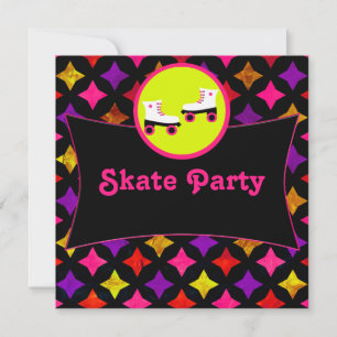 Skate Party Einladung