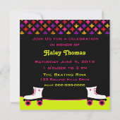 Skate Party Einladung (Rückseite)