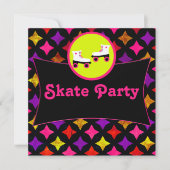 Skate Party Einladung (Vorderseite)