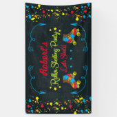 Skate-Party-Fahne Banner (Vertikal)