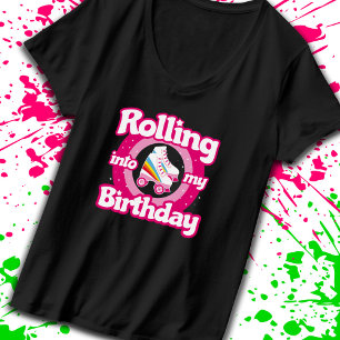 Skate Party - Roller Rink Roller Skaten Geburtstag T-Shirt