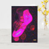 Skate Pink Karte (Gelbe Blume)