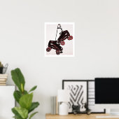 Skate Pop Art Dubbed Leinwand ändern Poster (Heimbüro)