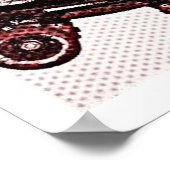 Skate Pop Art Dubbed Leinwand ändern Poster (Ecke)