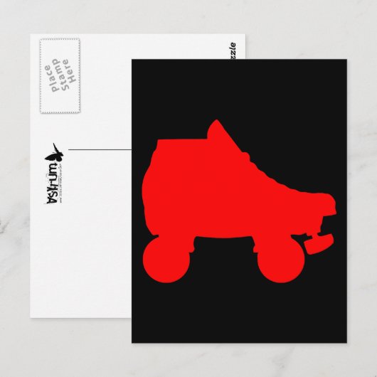 Skate Postkarte (Vorne/Hinten)