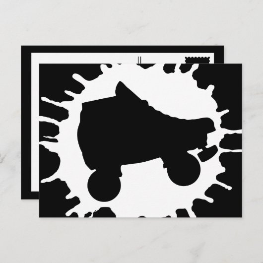 Skate Postkarte (Vorne/Hinten)