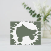 Skate Postkarte (Stehend Vorderseite)