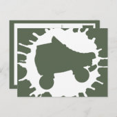 Skate Postkarte (Vorne/Hinten)