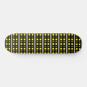 Skate preto e amarelo skateboard (Horizontal)