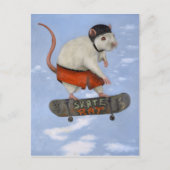 Skate Rat Postkarte (Vorderseite)