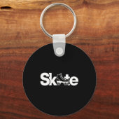 Skate Roller Skate Roller Skating Roller Skater Schlüsselanhänger (Vorderseite)