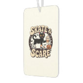 Skate & Scare � Cute Black Cat Roller Skating Over Autolufterfrischer (Links)