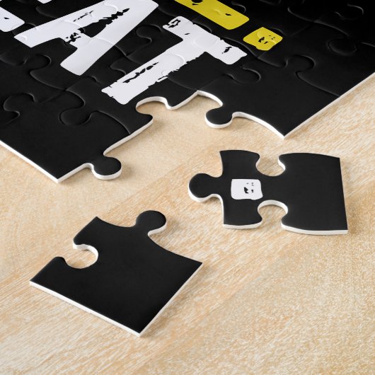 Skate schlafen wiederholen Geschenk Eis Skaten Puzzle (Seite)