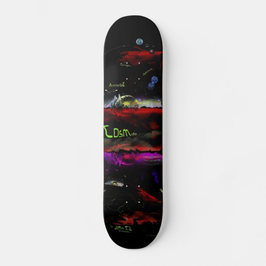 Skate schnüren Weltall ab Skateboard (Vorderseite)