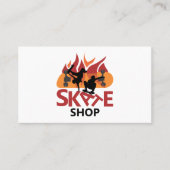 Skate Shop, Skateboarding Visitenkarte (Vorderseite)