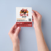 Skate Shop, Skateboarding-Werbung Flyer (Gruppe)