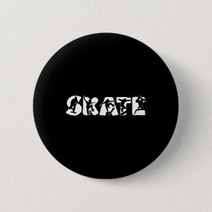 Skate-Silhouette Eislaufen Skateboard Skateboardin Button