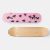 Skate sind Liebe Skateboard (Horizontal)