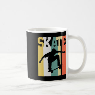 Skate Skateboard Skateboarder Skateboarding Retro  Kaffeetasse