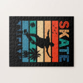 Skate Skateboarder-Geschenk Skateboard Retro Puzzle (Horizontal)