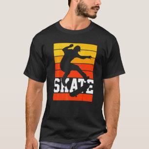Skate Skateboarder Skateboarding Retro T-Shirt