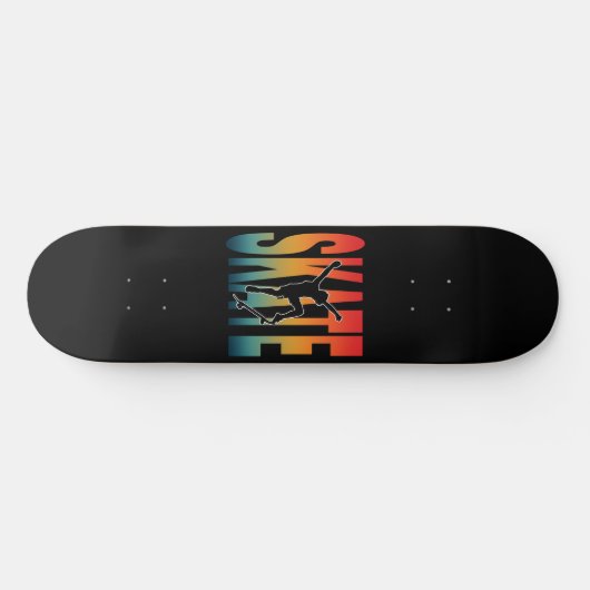 Skate Skateboarding Silhouette Skateboard (Horizontal)