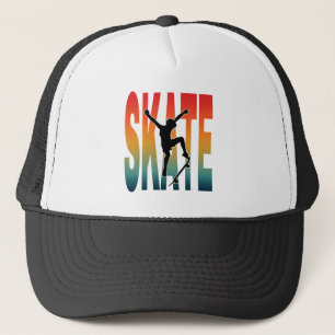 Skate Skateboarding Silhouette Truckerkappe