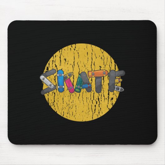 Skate Skateboarding Skateboard Mousepad (Vorne)