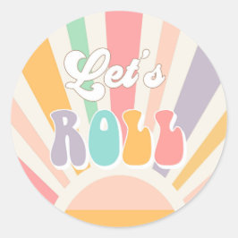 Skate Skaten Cupcake Topper Sticker Tag