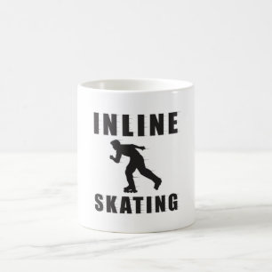 Skate Skater Inline Skaten Inliner Funny Geschenk Kaffeetasse