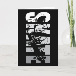 Skate Skater Skateboard Retro 90er  Karte