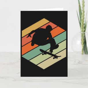 Skate Skater Skateboarder Skateboarding-Geschenk V Karte