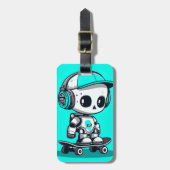 Skate SkullBot Gepäckanhänger (Vorderseite vertikal)