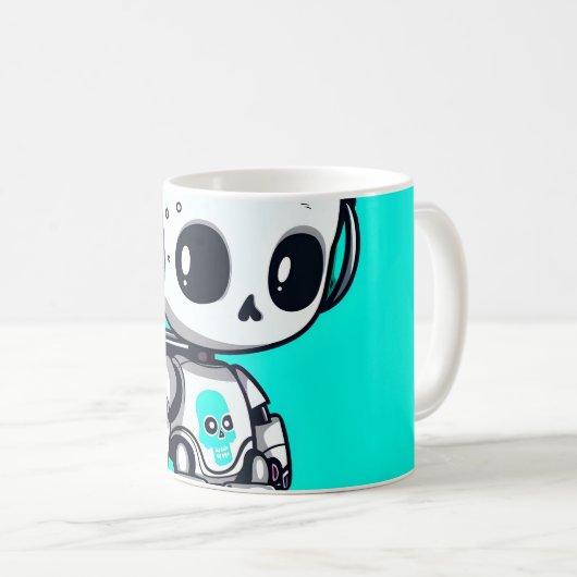 Skate SkullBot Kaffeetasse (VorderseiteRechts)