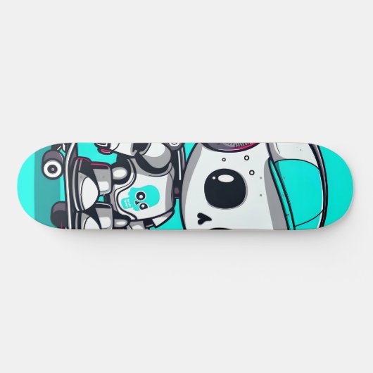 Skate SkullBot Skateboard (Horizontal)