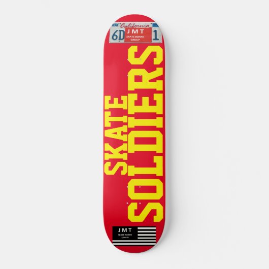 SKATE SOLDIERS Skateboard (Vorderseite)