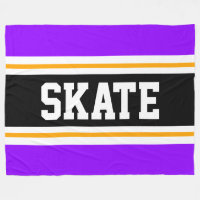 SKATE Spaß WEIT Helle Lila Racing Streifen