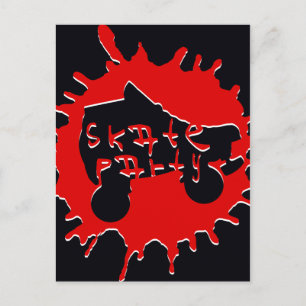 Skate splatz Party Einladung