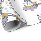 Skate-Umschlagpapier Geschenkpapier (Rolleneckpunkt)