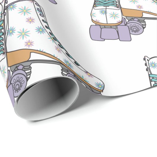 Skate-Umschlagpapier Geschenkpapier (Rolleneckpunkt)