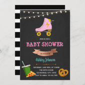 Skate- und Imbissduscheneinladung Einladung (Vorne/Hinten)