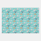 Skate und Kassettenband für Retro-Rollen Geschenkpapier Set (Vorderseite 3)