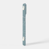 Skate und Schneeflocke Personalisiert iPhone 15 Hülle (Rechte Seite)