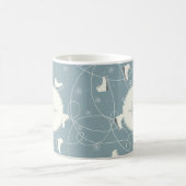 Skate und Schneeflocken Personalisiert Kaffeetasse (Mittel)