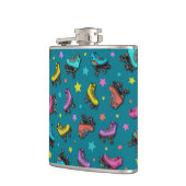 Skate und Stars für Retrowalzen Flachmann (Links)