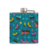 Skate und Stars für Retrowalzen Flachmann (Rückseite)