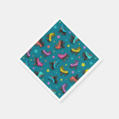 Skate und Stars für Retrowalzen Serviette (Ecke)