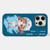 Skate Vibes - Niedliches Mädchen auf Skateboard Te iPhone Hülle (Rückseite (Horizontal))