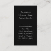 Skate Visitenkarte (Rückseite)